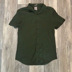 Men’s A-FRAME short sleeve Button Down